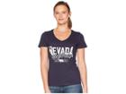 Champion College Nevada Wolf Pack University V-neck Tee (navy) Women's T Shirt