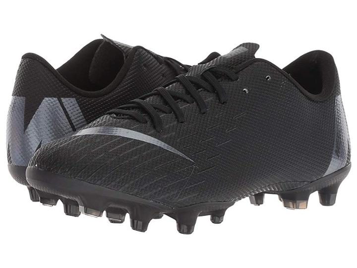 Nike Kids Vapor 12 Academy Mg Soccer (toddler/little Kid/big Kid) (black/anthracite/black/light Crimson) Kids Shoes