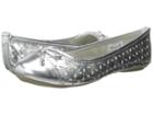 Sperry Kids Bethany (toddler/little Kid/big Kid) (silver/white) Girls Shoes