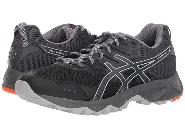 Asics Gel-sonoma 3 (black/dark Grey) Women's Running Shoes
