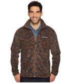 Columbia Steens Mountaintm Print Jacket (rustic Brown Galicut) Men's Coat