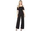 Adrianna Papell Banded Off Shoulder Jumpsuit (black) Women's Jumpsuit & Rompers One Piece