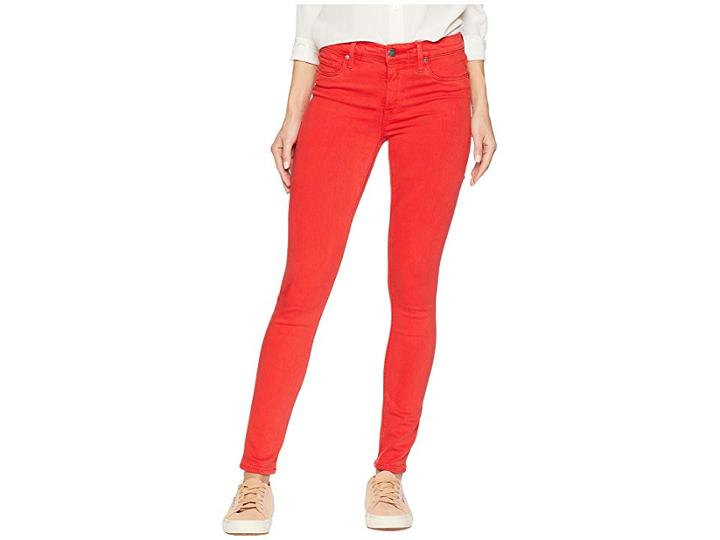 Hudson Nico Mid-rise Skinny Jeans In Distressed Rocco Red (distressed Rocco Red) Women's Jeans