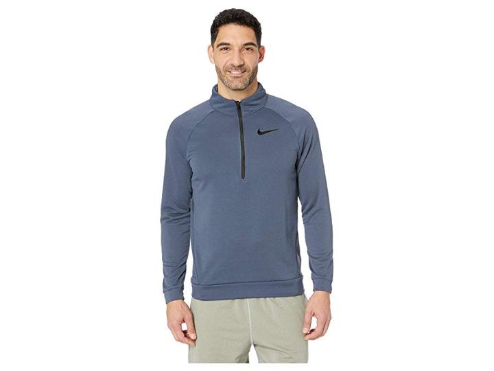 Nike Dry Training 1/4 Zip Top (thunder Blue/black) Men's Fleece