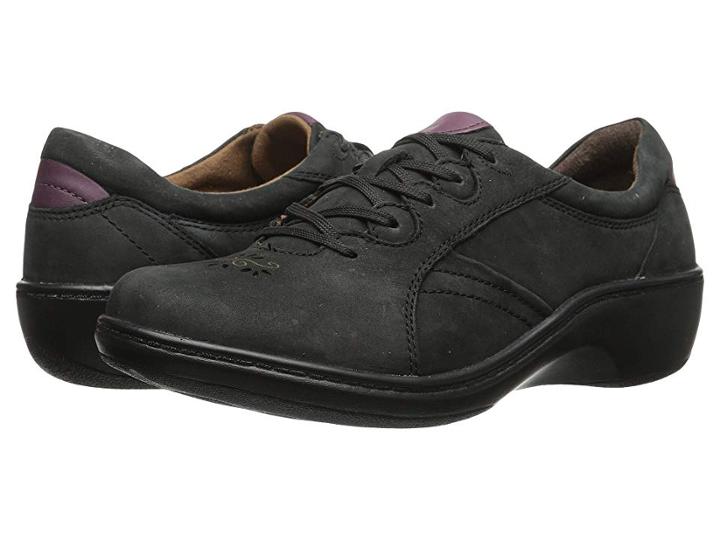 Aravon Delilah (black Nubuck) Women's Shoes