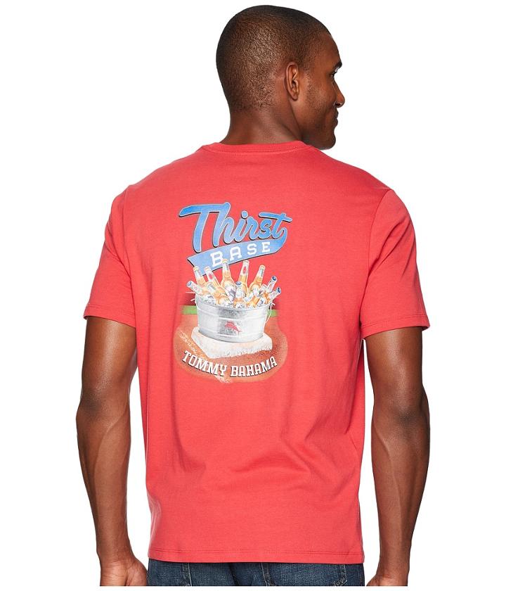Tommy Bahama Thirst Base Graphic T-shirt (lucky Red) Men's T Shirt