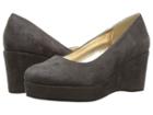 Amiana 6-a0882 (little Kid/big Kid/adult) (grey Suede Fabric) Girls Shoes