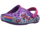 Crocs Kids Crocband Fun Lab Graphic Clog (toddler/little Kid) (amethyst) Kids Shoes