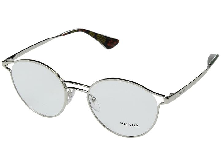 Prada 0pr 62tv (silver) Fashion Sunglasses