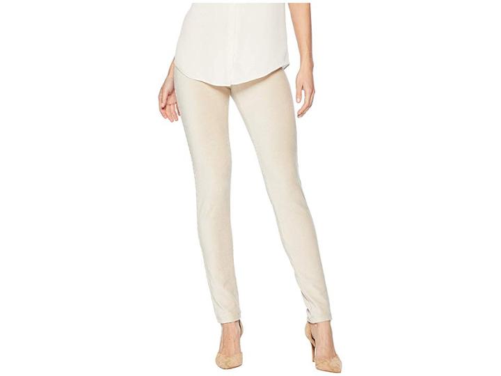 Calvin Klein Ribbed Leggings With Pocket (latte) Women's Casual Pants
