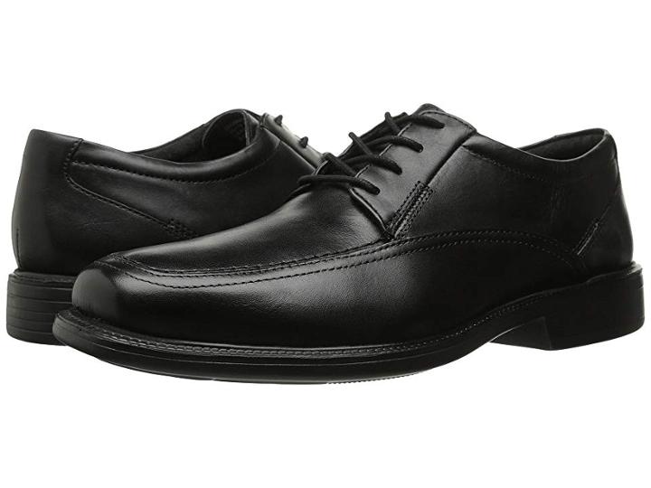Bostonian Ipswich (black Smooth Leather) Men's Lace Up Moc Toe Shoes