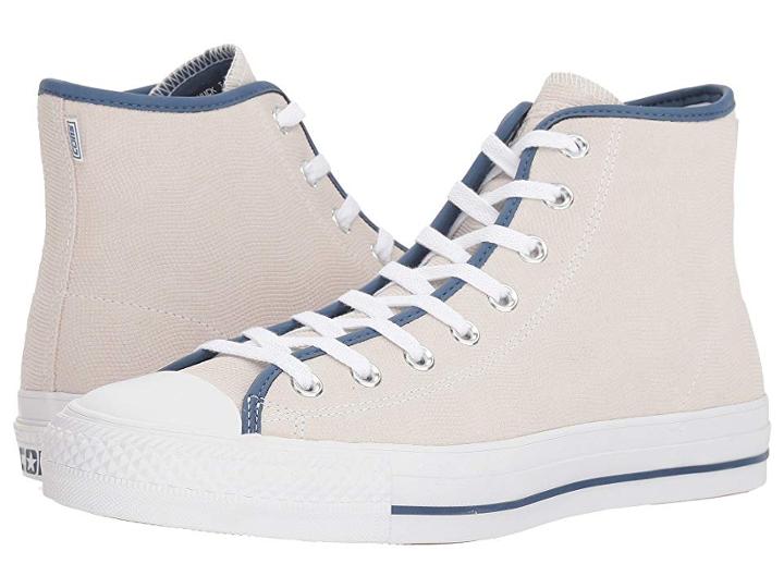 Converse Skate Chuck Taylor(r) All Star(r) Pro Suede Hi (white/mason Blue/gum) Skate Shoes