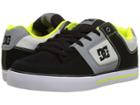 Dc Pure (grey/lime Green) Men's Skate Shoes