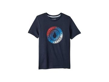 Volcom Kids Volcomosphere Short Sleeve Tee (toddler/little Kids) (navy) Boy's T Shirt