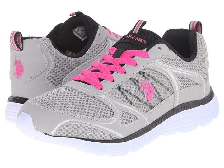 U.s. Polo Assn. Amelia (grey/black/fuchsia) Women's Shoes