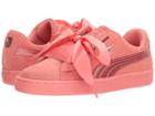 Puma Kids Suede Heart Snk (big Kid) (shell Pink/shell Pink) Girls Shoes