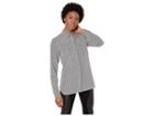 Lauren Ralph Lauren Petite Crepe Button Down Shirt (cream/black) Women's Long Sleeve Button Up
