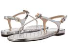 Cole Haan Tali Mini Bow Sandal (silver Specchio) Women's Sandals