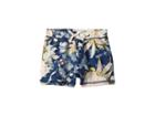 Ralph Lauren Baby Floral Print Pull-on Shorts (infant) (blue/cream Multi) Girl's Shorts