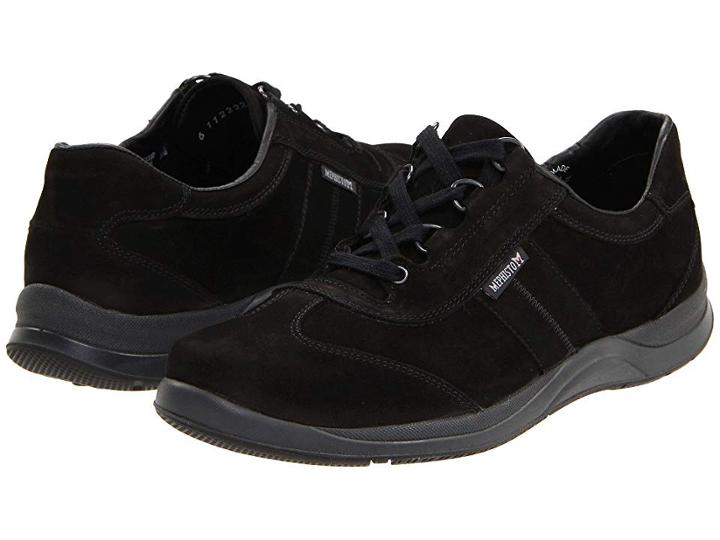 Mephisto Laser (black Nubuck) Women's Lace Up Casual Shoes