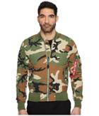 Alpha Industries L-2b Dragonfly Blood Chit Jacket (light Woodland Camo) Men's Coat