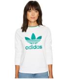 Adidas Originals Eqt Sweater (white) Women's Sweater
