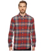 Lucky Brand Miter Workwear Shirt (red Multi) Men's Clothing