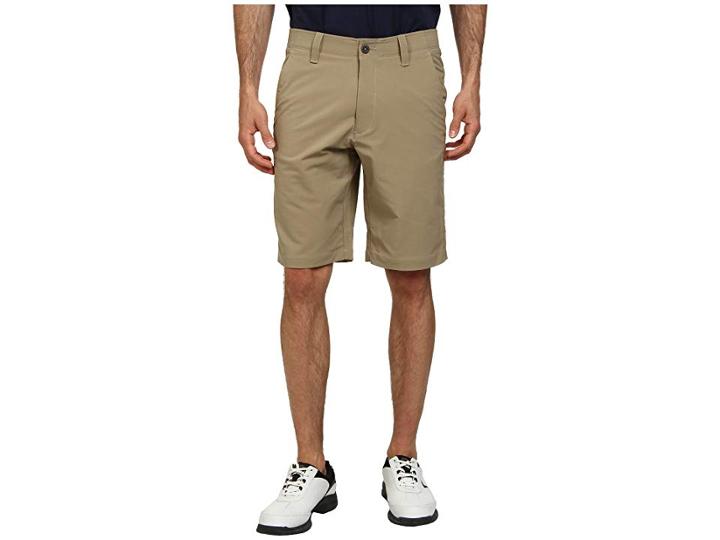 Under Armour Golf Ua Match Play Short (canvas/true Gray Heather/canvas) Men's Shorts