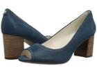 Anne Klein Meredith (dark Turquoise Leather) Women's Shoes