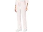 Juicy Couture Foil Logo Pocket Bootcut Velour (primrose Pink) Women's Casual Pants