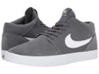 Nike Sb Solarsoft Portmore Ii Mid (dark Grey/white) Men's Shoes