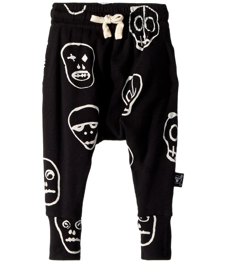 Nununu Skull Mask Baggy Pants (infant/toddler/little Kids) (black) Boy's Casual Pants