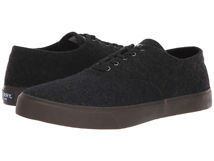 Sperry Captain's Cvo Wool (black) Men's Lace Up Casual Shoes