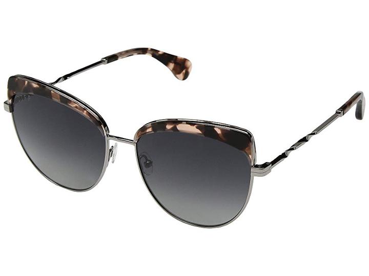 Diff Eyewear Izzy (himalayan Tortoise/grey) Fashion Sunglasses