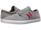 New Balance Numeric Nm345 (grey/burgundy) Men's Skate Shoes
