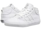 Adidas Skateboarding Matchcourt Mid (little Kid/big Kid) (white/white/white) Skate Shoes