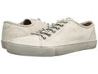 Frye Brett Low (white Washed Nappa Lamb) Men's Lace Up Casual Shoes