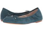 Sam Edelman Felicia (petrol Blue Kid Suede Leather) Women's Flat Shoes