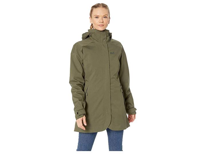 Jack Wolfskin Ruunaa 3-in-1 Waterproof Coat (grape Leaf) Women's Coat