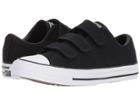Converse Chuck Taylor(r) All Star Canvas 3v Ox (black/black/white) Women's Classic Shoes