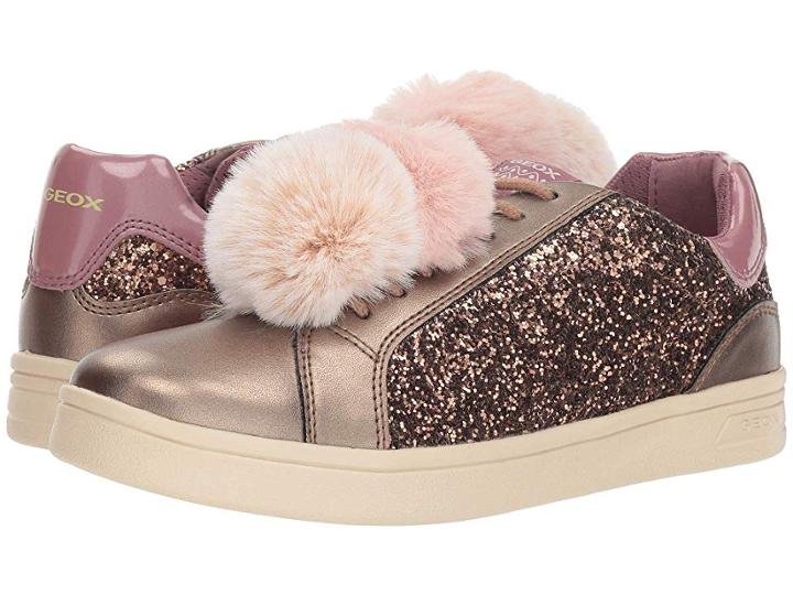 Geox Kids Dj Rock 6 (big Kid) (dark Bronze) Girl's Shoes