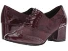 Soft Style Gisele (bordeaux Snake/patent) Women's 1-2 Inch Heel Shoes