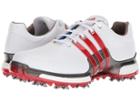 Adidas Golf Tour360 2.0 (footwear White/scarlet/dark Silver Metallic) Men's Golf Shoes