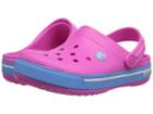 Crocs Kids Crocband Ii.5 (toddler/little Kid) (neon Magenta/bluebell) Kids Shoes