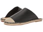Lfl By Lust For Life Knack (black Leather) Women's Slippers