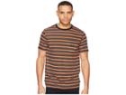 Globe Moonshine Pocket Tee (tango Stripe) Men's T Shirt