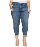 Nydj Plus Size Plus Size Alina Convertible Ankle In Heyburn Wash (heyburn Wash) Women's Jeans