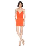 Bcbgeneration Shirred Surplice Jumpsuit (saffron) Women's Jumpsuit & Rompers One Piece