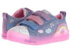 Skechers Kids Shuffle Brights 20173l (little Kid/big Kid) (denim/multi) Girl's Shoes