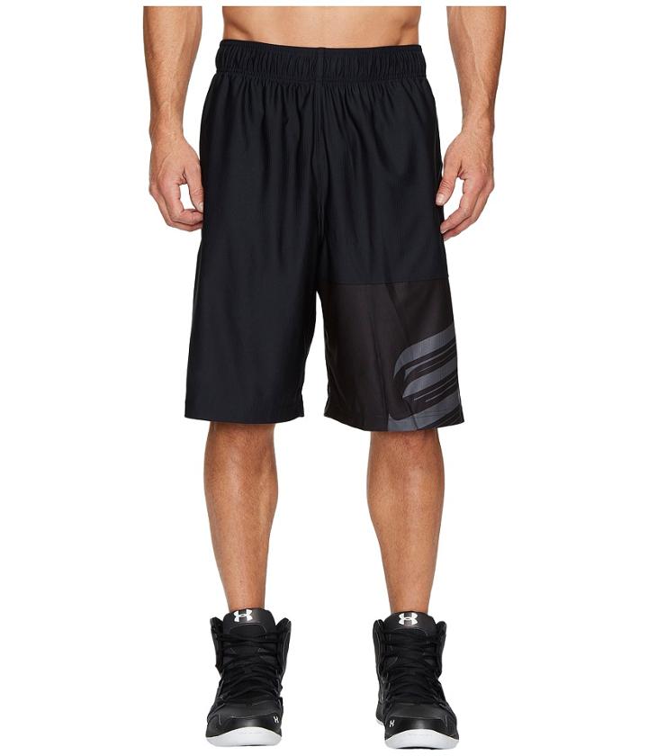 Under Armour Ua Sc30 Core 11 Shorts (black/stealth Gray) Men's Shorts